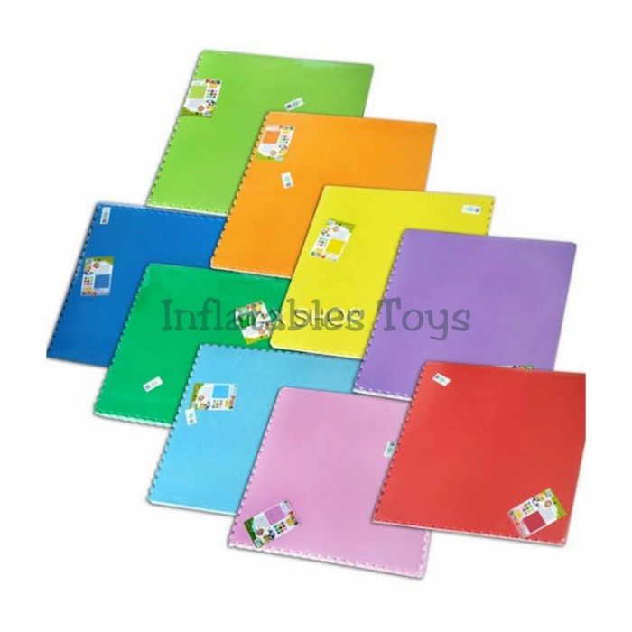 Puzzles Karpet Puzzle Lantai Evamats 60X60 Polos