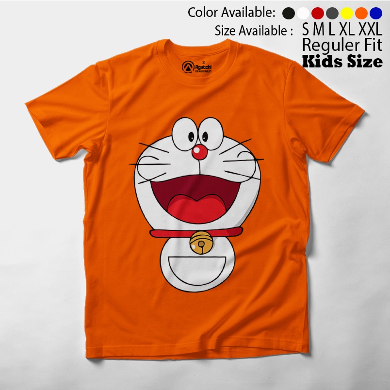 Baju Kaos Atasan Anak Laki - Laki Motif Doraemon