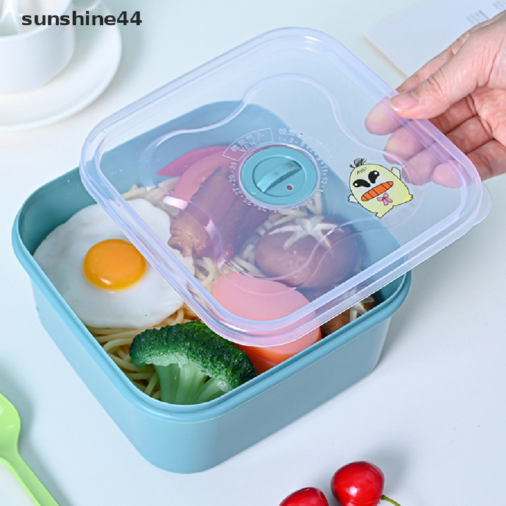 Sunshine Kotak Bekal / Lunch Box Bento Hermetic Microwave Untuk Piknik