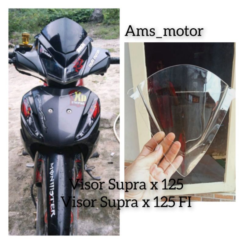Jual Visor Supra x 125 Winshiled Supra x 125 FI Shopee Indonesia