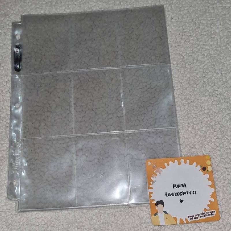 Sleeve Ultra Pro Binder A4 Photocard 9P (1P, 2P, 3P, 4P, 6P, 9P Sleeve Binder Photocard) (BACA DESKR