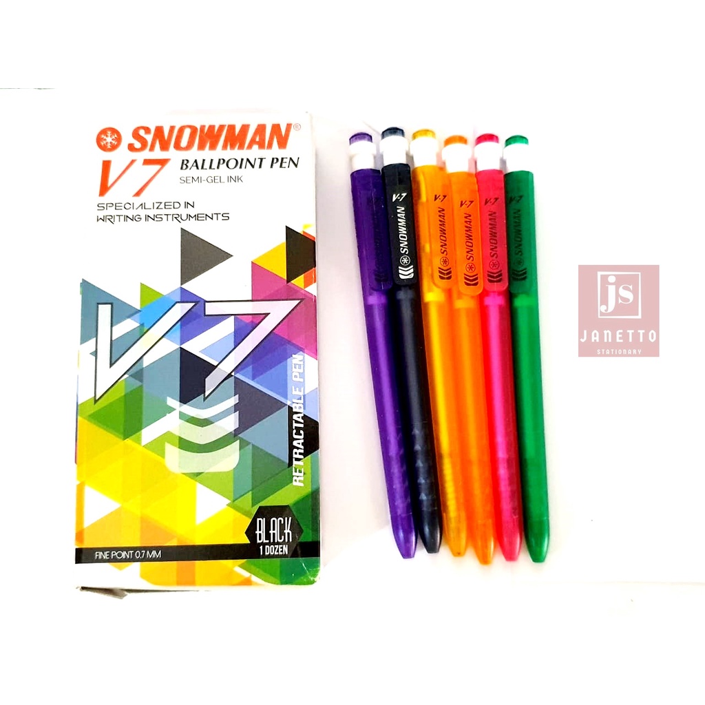 

Pulpen Snowman V7