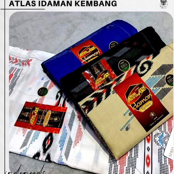 Sarung Atlas Idaman Kembang [GROSIR/ECER MURAH]