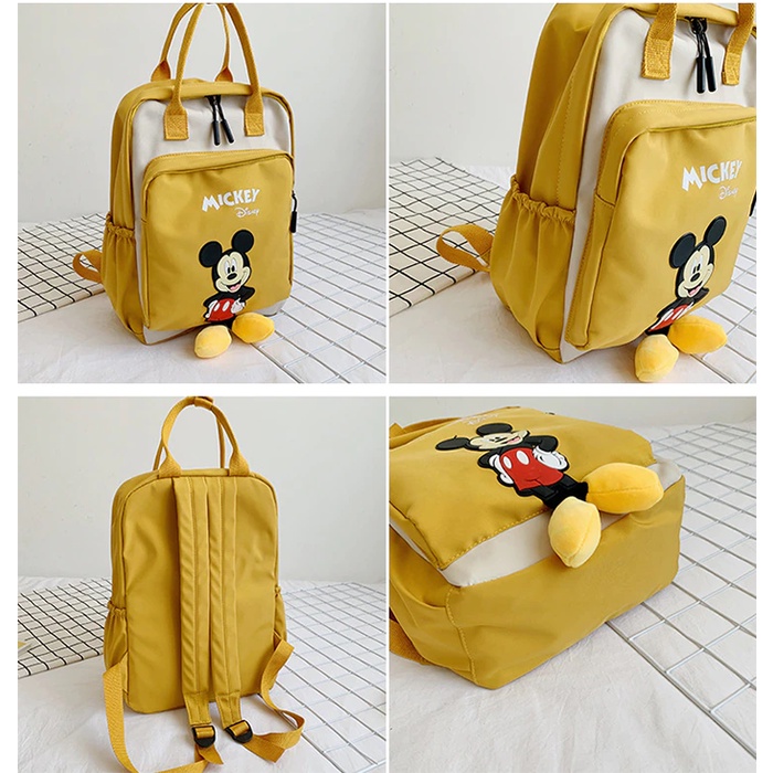 Tas Ransel Sekolah Anak Motif Kartun Mickey IMPORT