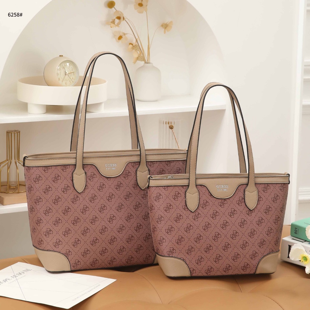 GS Logo Print Tote Bag 2in1 6258