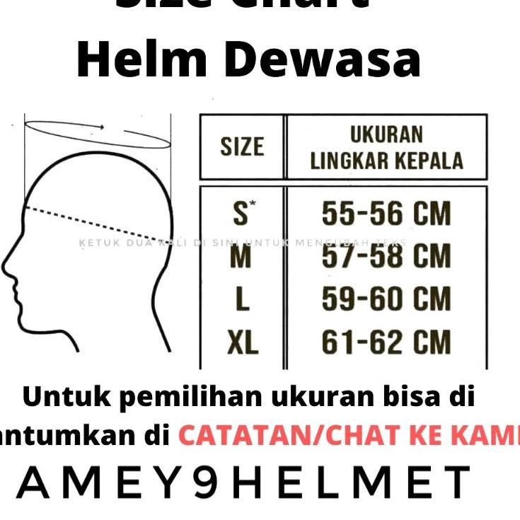 Recomended.. HELM HONDA GANK GL SERIES ORIGINAL SNI