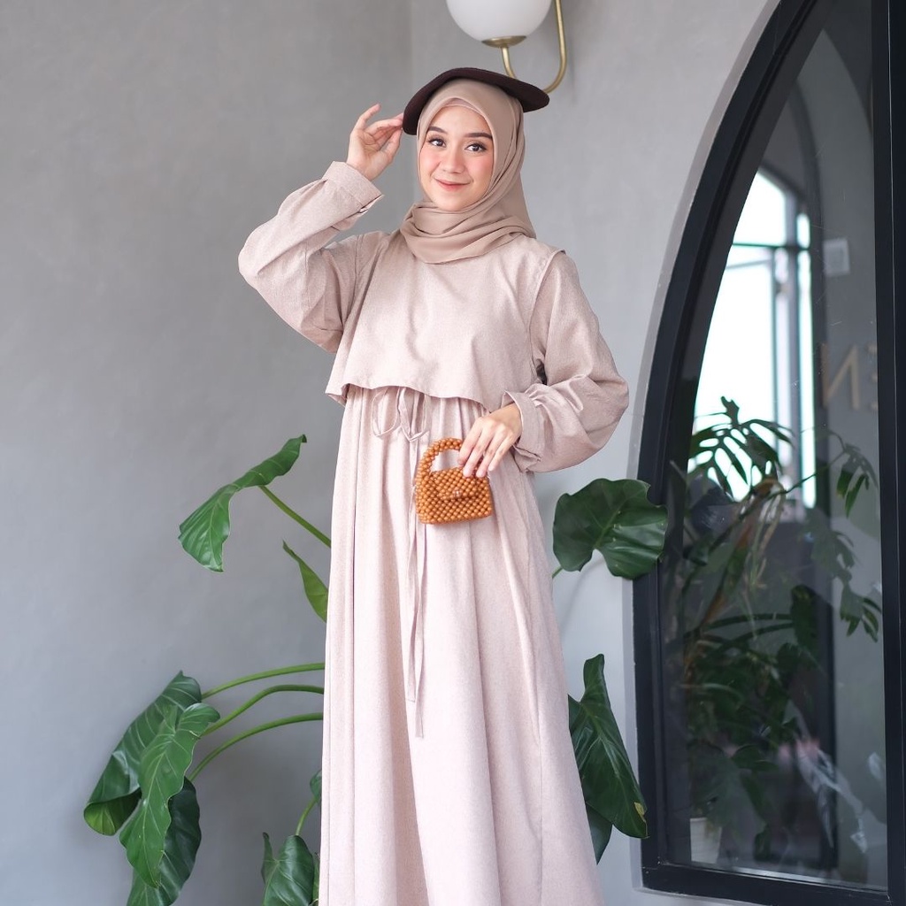 NOORLA - ISMA GAMIS SET HIJAB / MAXI DRESS ONE SET