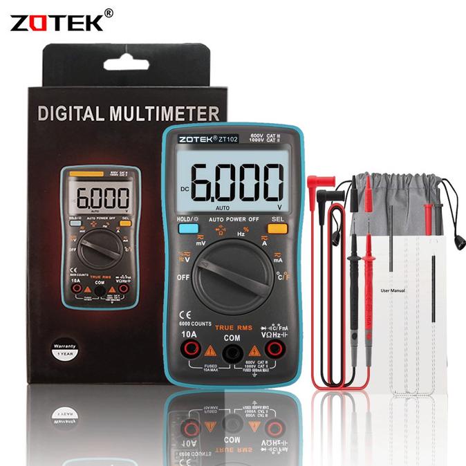 AVOMETER DIGITAL ZOTEK ZT102 / MULTITESTER DIGITAL ZT102 ORIGINAL