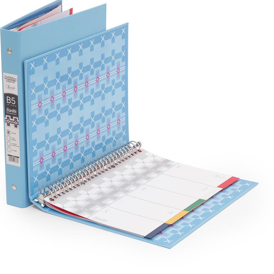 

Terbaik ハ Bantex A5 Multiring Binder - Batik Series 1 Pcs #1334