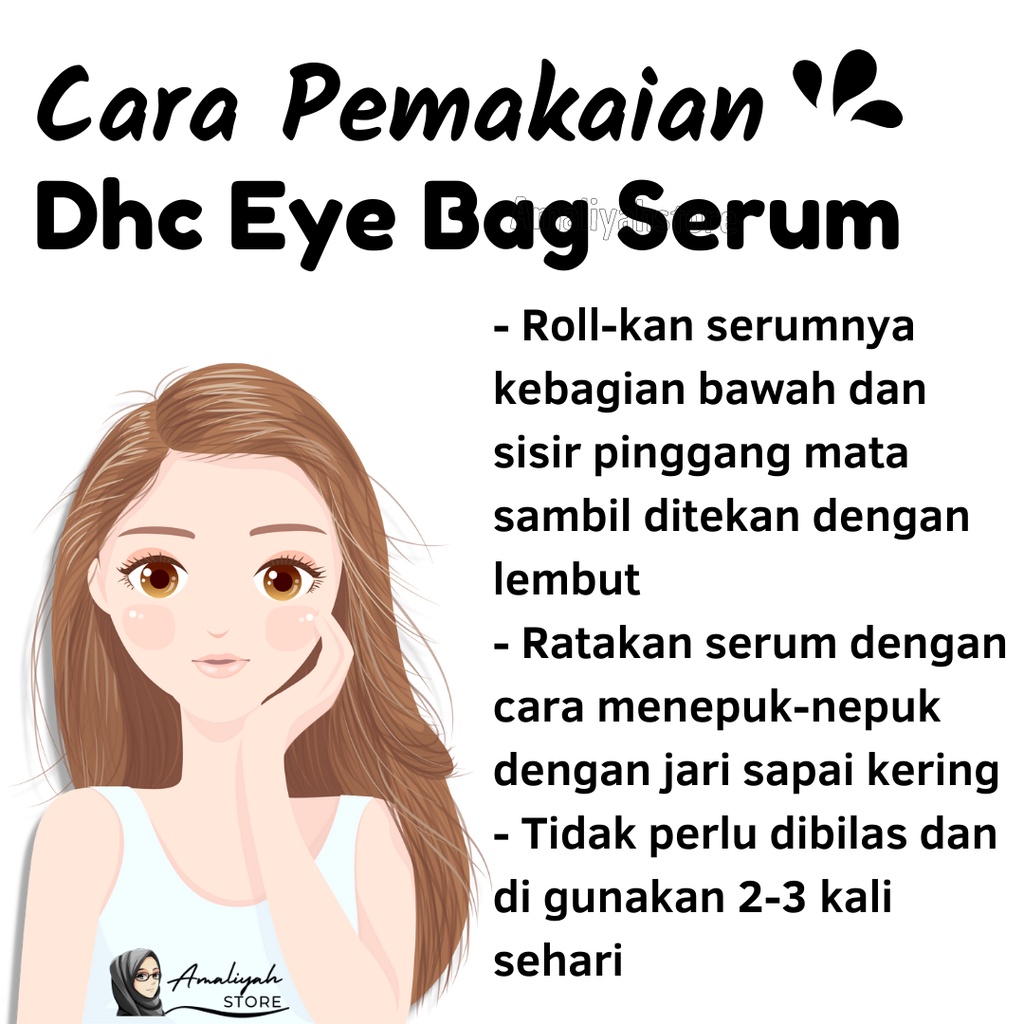 Dhc Eyelash Serum Bag Masker Penghilang Mata Panda  Cream Kantung Mata Hitam Kendur Wanita Dan Pria Ampuh Masker Krim Mata Alami Original