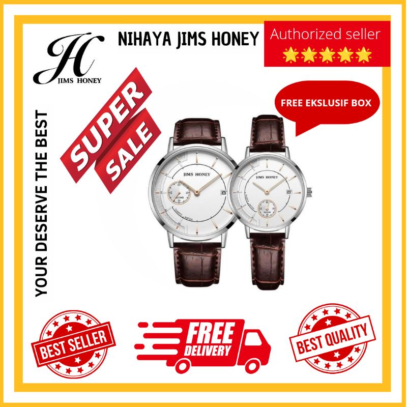 Jual Jims Honey Jhw Jam Tangan Couple Terbaru Anti Air Jam Tangan