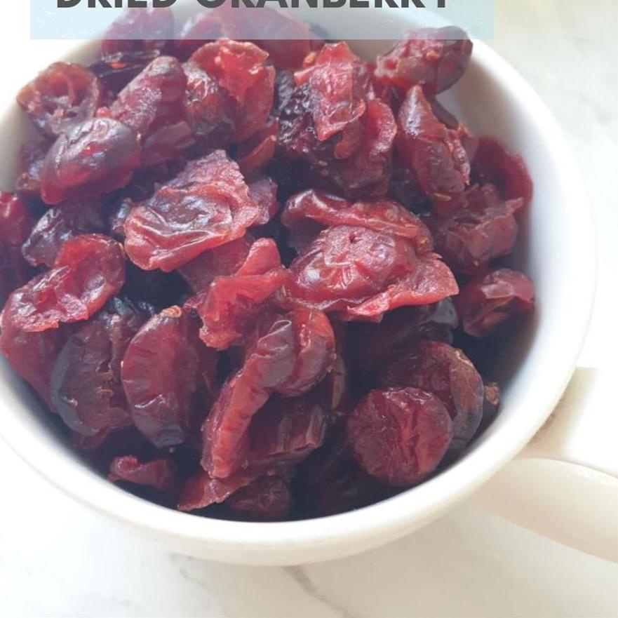 

Import Terlaris Dried Cranberry / Cranberries ( Buah Krenberi Kering ) - 1000 g serbuuu !