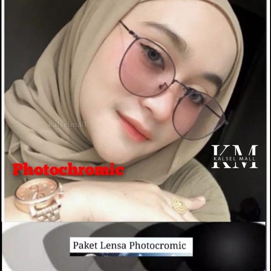 FREE KOTAK+LAP Kacamata Cat Eye Lensa Fotokromik Photocromic Lensa Berubah Warna Hitam dan Anti Radiasi UV Hp Laptop Komputer Bingkai Titanium Korea Potokromik Fotocromic Potocromic Pria Wanita Blueray New Retro Vintage FTK8