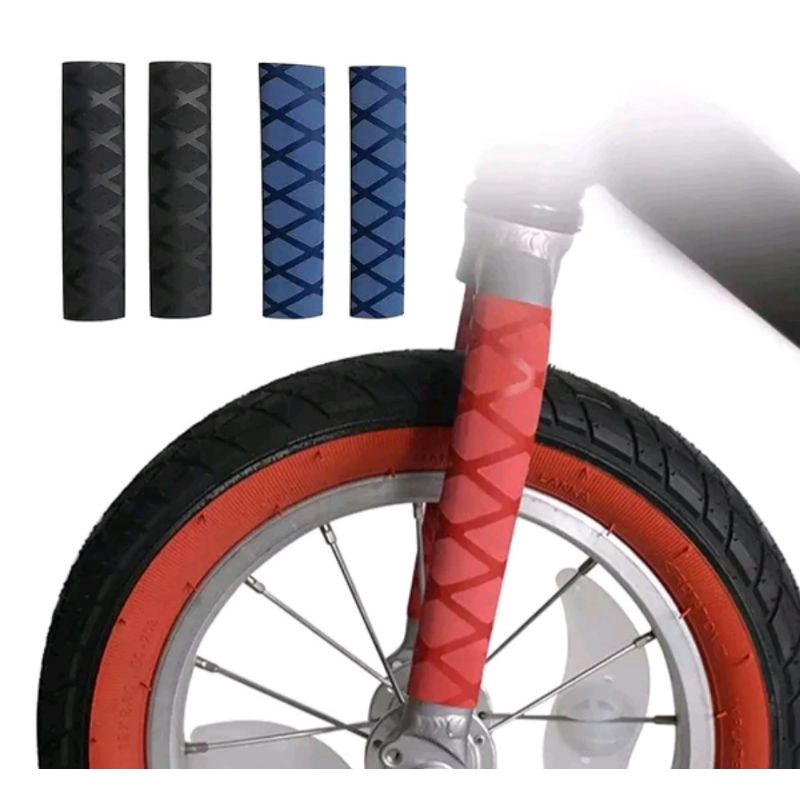 pelindung frame pushbike pelindung fork pushbike balance bike sepeda keseimbangan protector pushbike