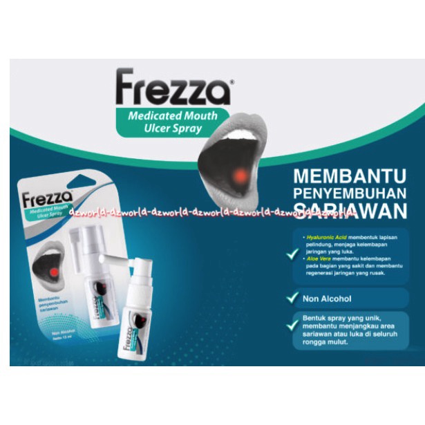 Frezza Antiseptic Mouthwash Spray Strong Mint 13ml Obat Kumur Freza Anti Septic Freza Freeza Anti septic Antiseptik Penyegar Nafas Menghilangkan Bau Mulut Semprotan Mulut