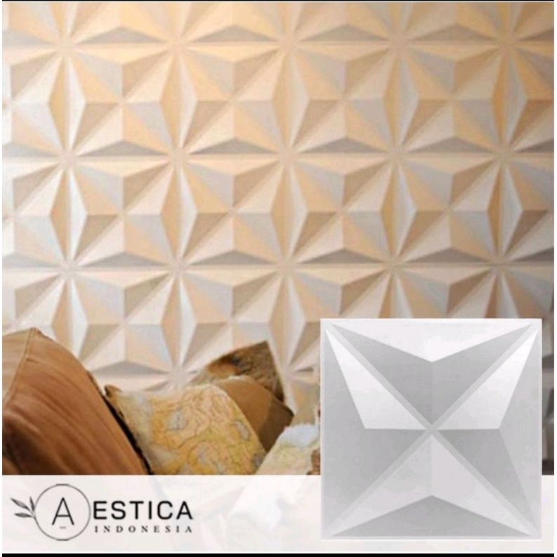 Wallpanel Dinding 3D PVC Wall Dekor uk 30*30 cm Wall Panel Dekorasi