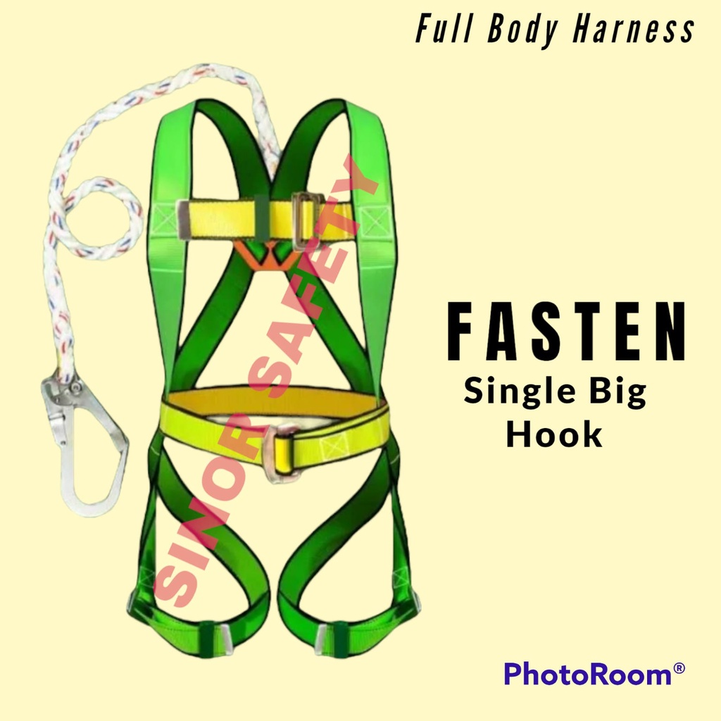 Full Body Harness Single Big Hook FASTEN plus Tali Dada Safety GOSAVE