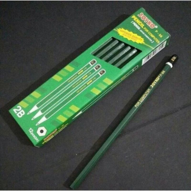 Jual Pensil Sekolah Anak Pensil 2b Pensil Ujian Pensil Komputer Joyko ...