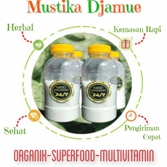 

Tawas Bedak Daun Sirsak Deodorant 100Gr Buy 1 Get 1 Free GRATIS 1