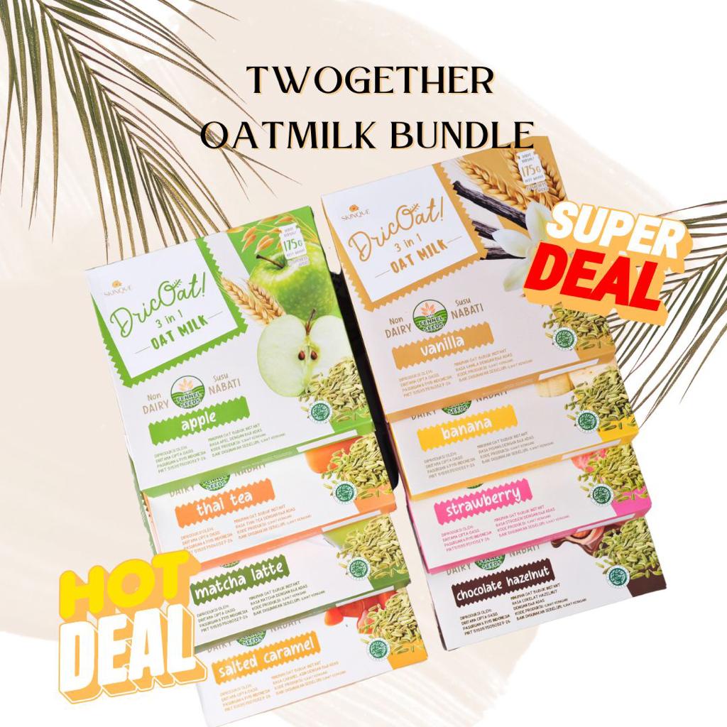 

SKINQUE.co - [BUNDLE 2 BOX] Dricoats 3 in 1 Oat Milk isi 5 x 2Box by Skinque.co
