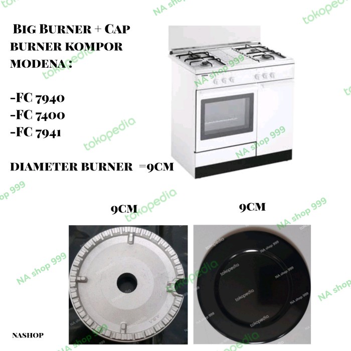 Big Burner Kompor Free Standing Modena Fc 7940/Fc 7400 - Dapur / Kitchen