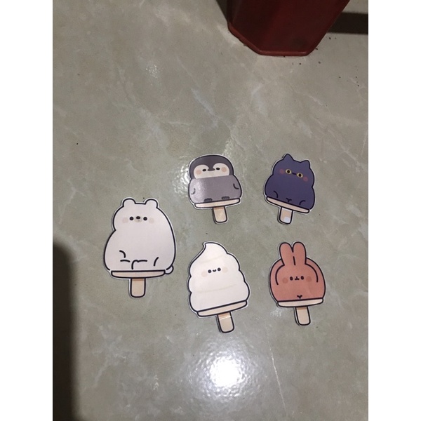 

sticker ice cream scrapbook, DIY aksesories
