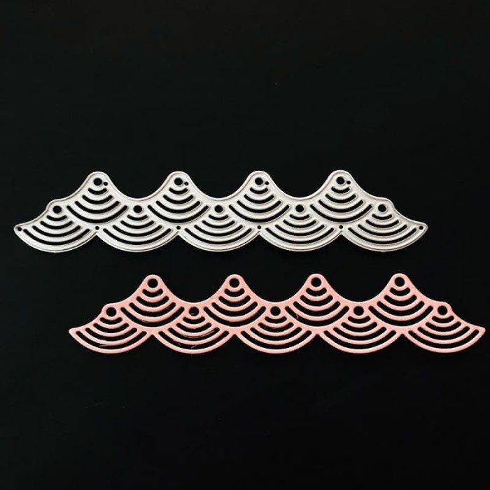

Menakjubkan Cutting Dies - Water Riple Border Trendi