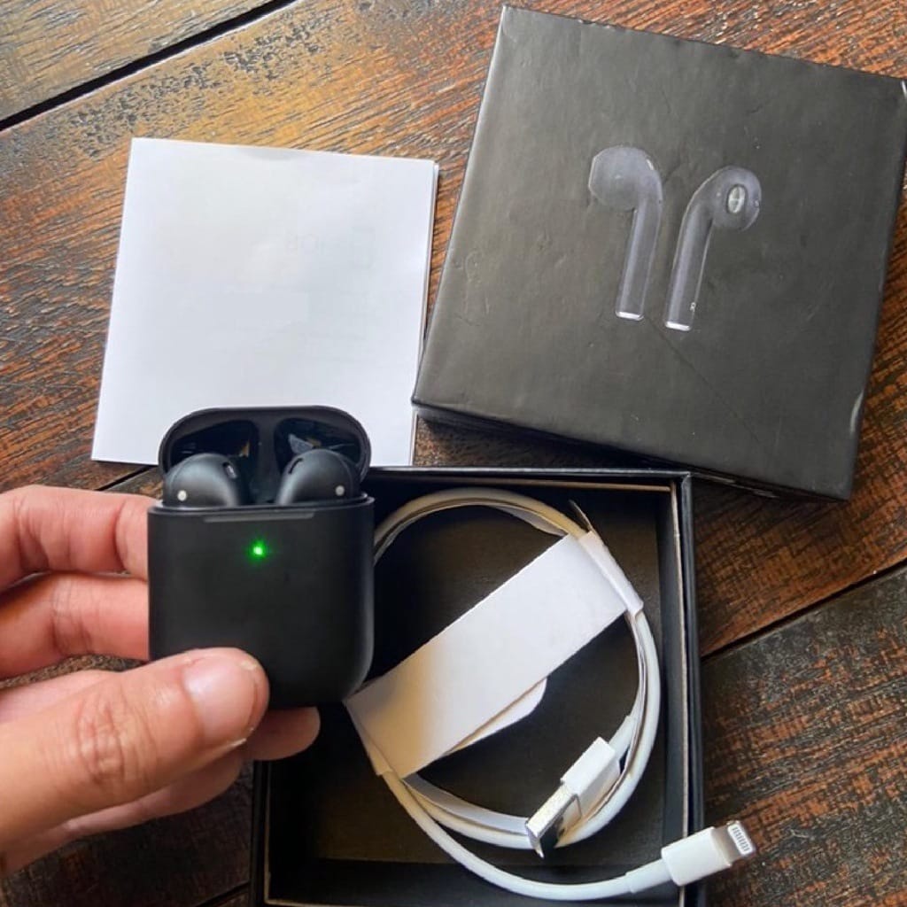 Pods Gen 2 Black Edition Wireless Charging Case (Highest Version) Headset Bluetooth By D_Real Entrepreneur