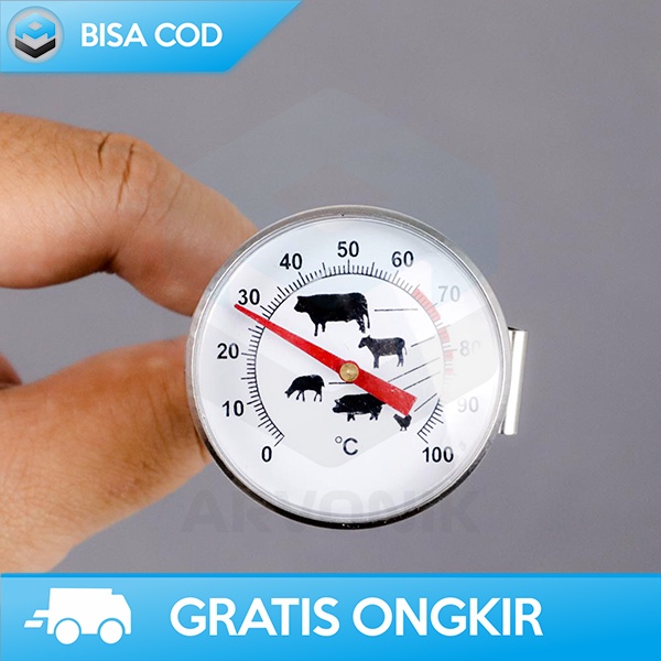 THERMOMETER ANALOG ALAT UKUR SUHU MAKANAN TERMOMETER DAGING AKURAT