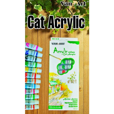 

Cat Akrilik Van Art Cat Acrylic Isi 9ml 12Warna