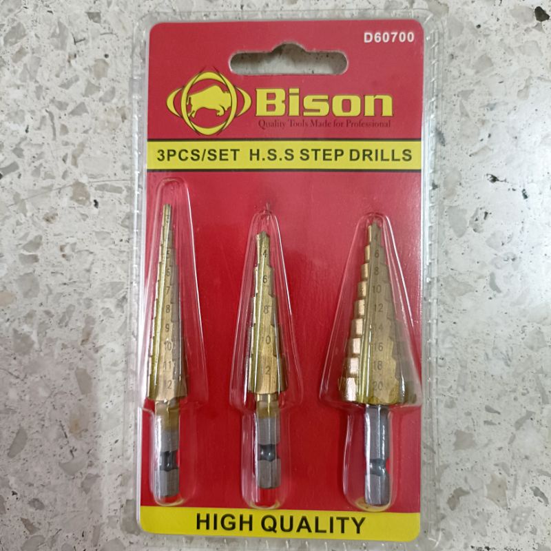 H.S.S STEP DRILLS 3 PCS - MEREK BISON