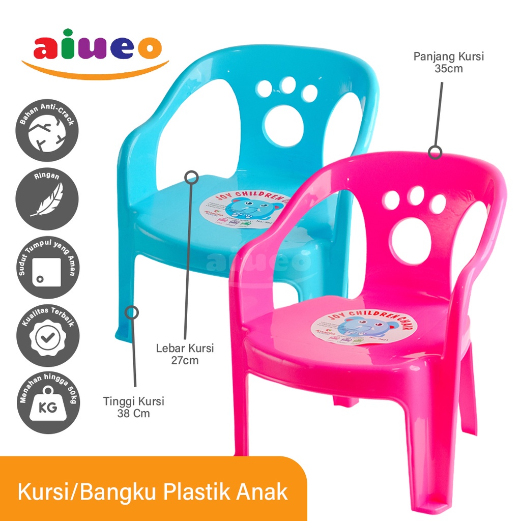 Kursi anak balita Bangku Anak Kursi Anak Plastik Murah Random Warna | Kursi Balita | Kursi Anak Keci