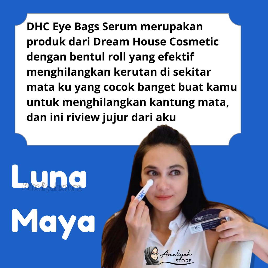 Dhc Eyelash Serum Bag Masker Penghilang Mata Panda  Cream Kantung Mata Hitam Kendur Wanita Dan Pria Ampuh Masker Krim Mata Alami Original