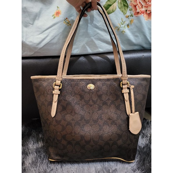 Coach tote signature bag preloved