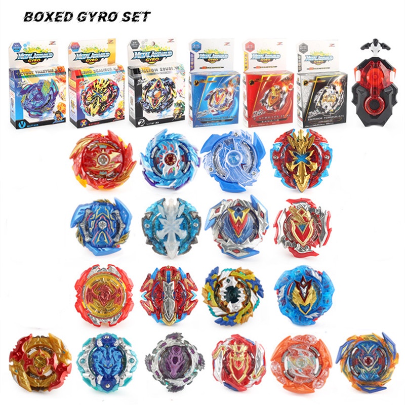 Set Mainan Gasing Beyblade Burst B104 B128 B160 Dengan Launcher Untuk Anak Laki-Laki