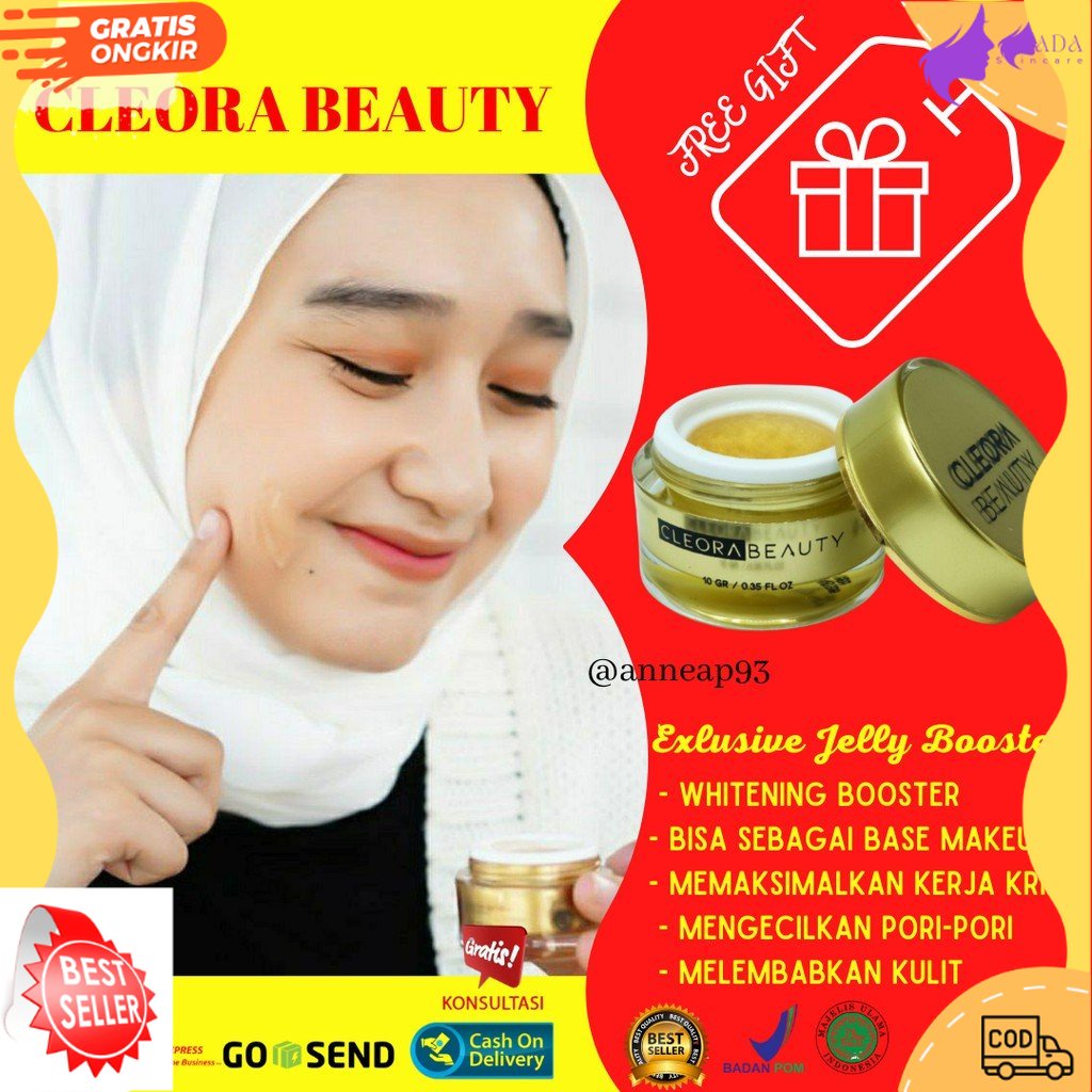 [Free Gift] Cleora Beauty Exclusive Jelly Booster | BPOM & Halal MUI | skincare | original