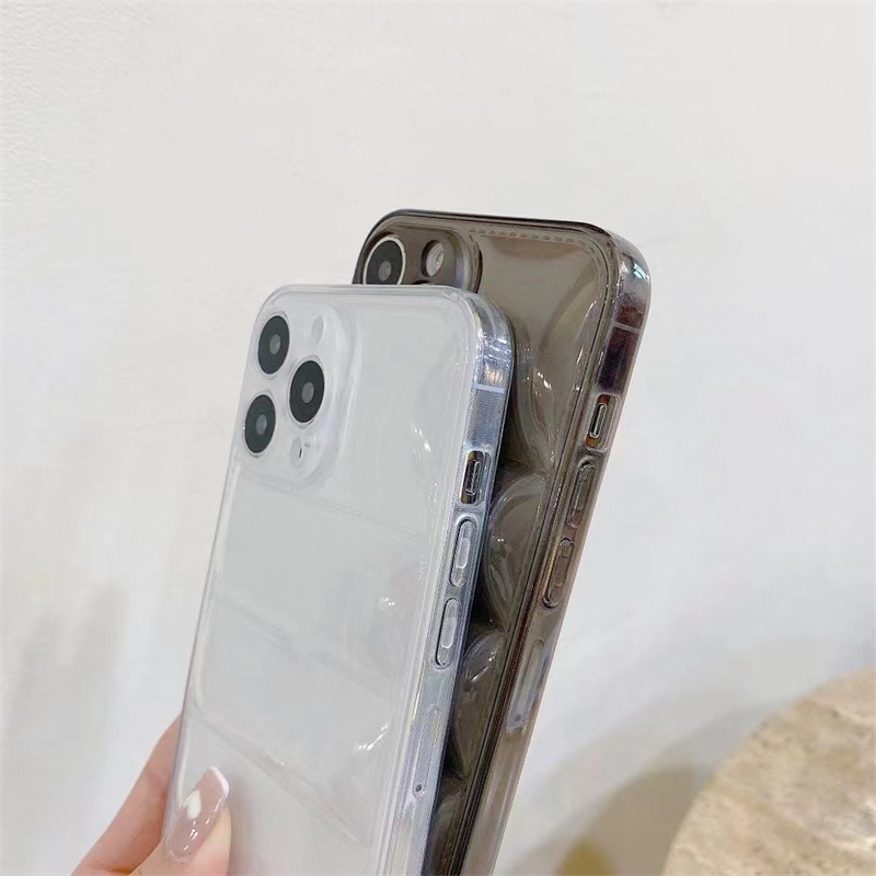 Soft Case TPU Transparan Shockproof Cover IPhone 14 13 12 11 Pro X XS Max XR 7 8 Plus