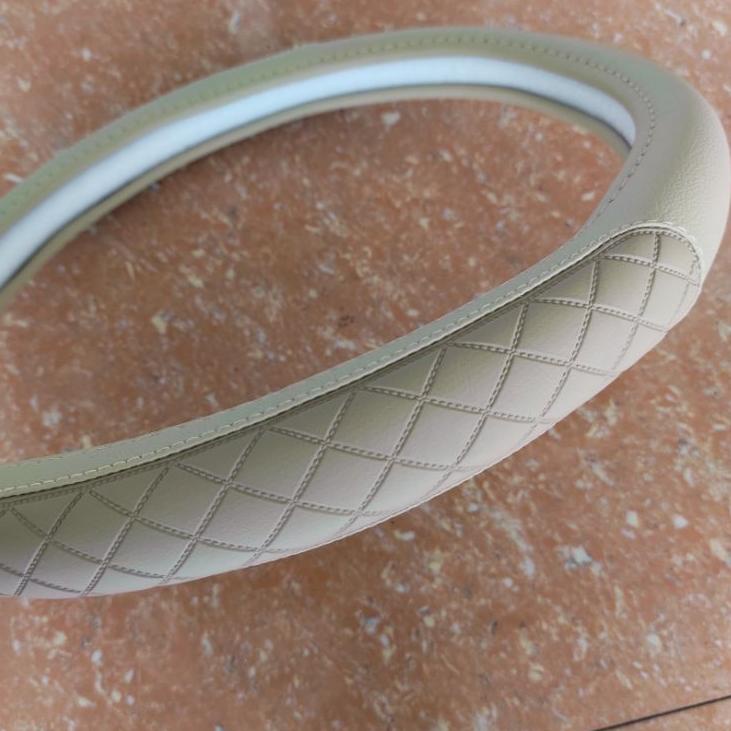 SEK.31Oc22n– cover sarung pelindung stir setir mobil kulit asli high end premium jsd ukuran medium U