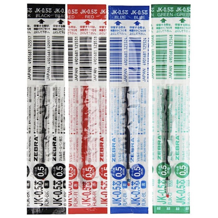 

REFILL ZEBRA JK-05 BOLPEN PULPEN SARASA / REFILL BOLPEN SARASA 0.5
