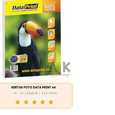 

Kertas Foto Glossy Photo Paper Data Print A4 230 atk