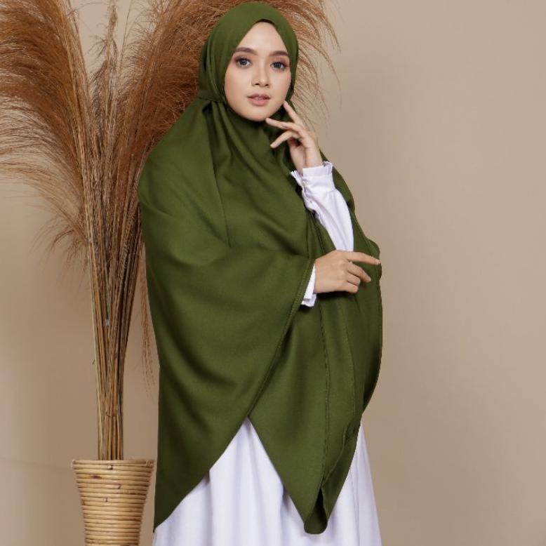 [TLG.18Oc22ᴵ] Zuuriya Hijab Bergo Muska Tali Kerudung Instan Syari Moscrepe Premium Maryam Jumbo
