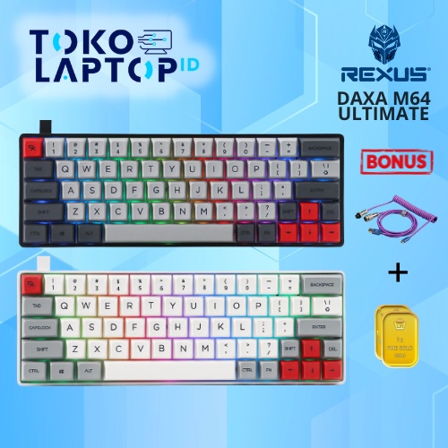 Rexus Daxa M64 Ultimate Keyboard Bluetooth Gaming Mechanical