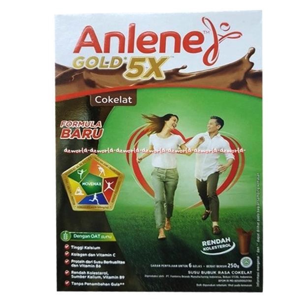 

[ COD ] Anlene Gold Coklat Susu Anline Susu Kalsium Gold Usia 51+ Keatas 250Gr