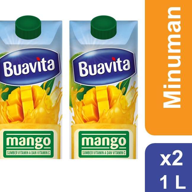 

Klaim promo--Buavita Mango 1000 ml - Twin Pack