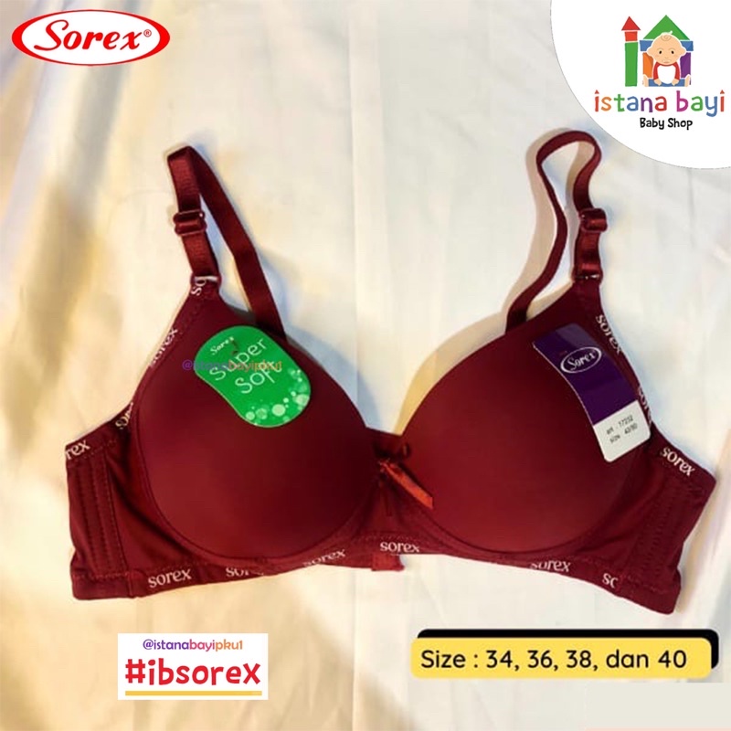 Sorex Bra Wanita - BH 1115 - Busa Cup A - B / Tanpa Kawat - Super Soft