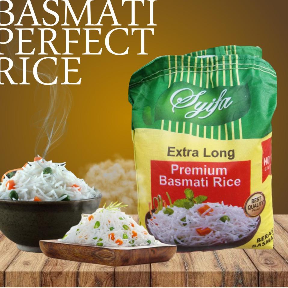 

Ready.. Beras Basmati Rice Syifa HABBASYIFA 1kg - Beras Basmati Syifa 1kg (100% ORGANIC) YIJ