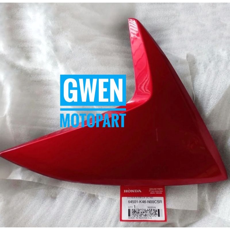 Cover Front Dek Sayap Depan Vario 110 FI Red Maroon Merah Marun 64501K46N00CSR 64601K46N00CSR Orisin