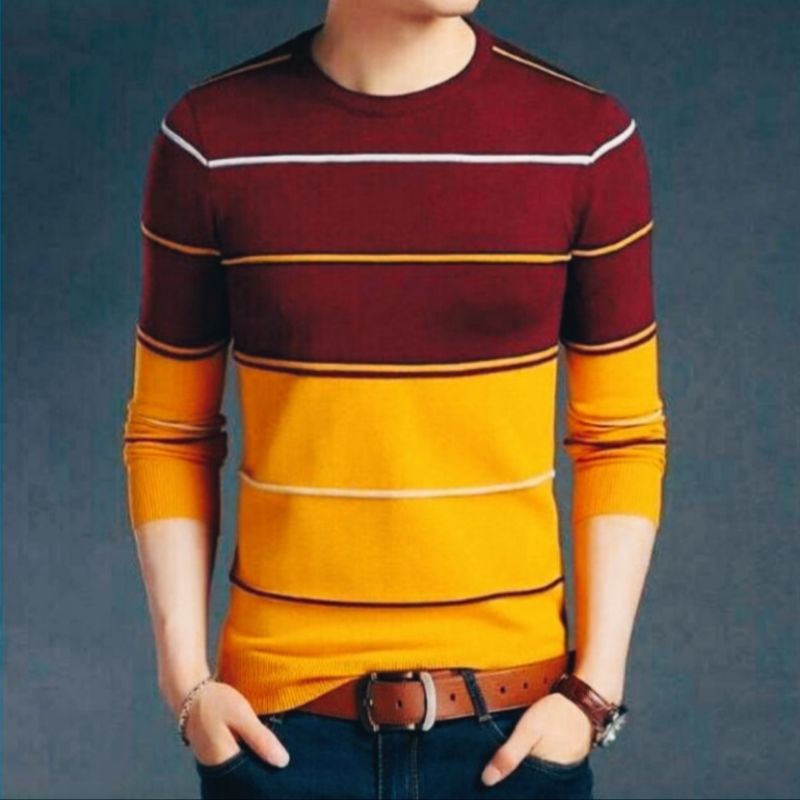 Sweater rajut atasan pria &amp; wanita - Baju rajut tria tone premium - Baju rajut pria &amp; wanita kekinian model terbaru