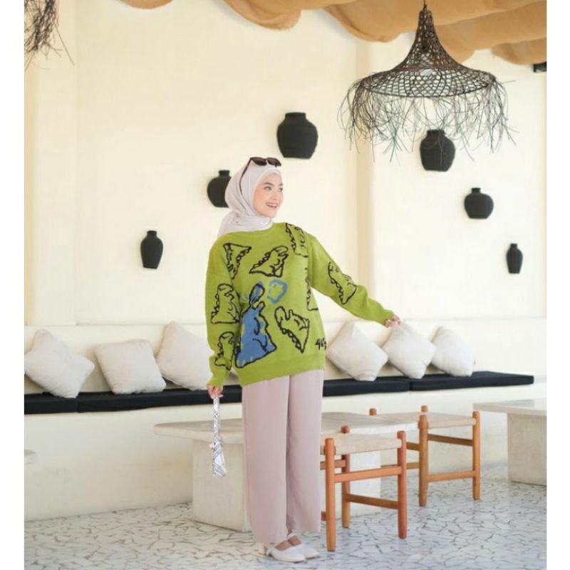 SWEATER DINO OVERSIZE PREMIUM