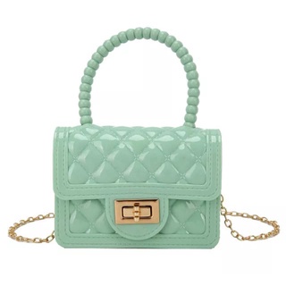 ♥TMALL88♥ Tas Selempang Jelly Glossy Mini Rubber Bag ala korea